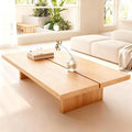 Table basse, 100 Cm, Tables Basse Carrée 100 Cm pour Les Salons Et Les Espaces Modernes, 17, 7 pouces, 45 cm, Élégante Table À Café en Noyer