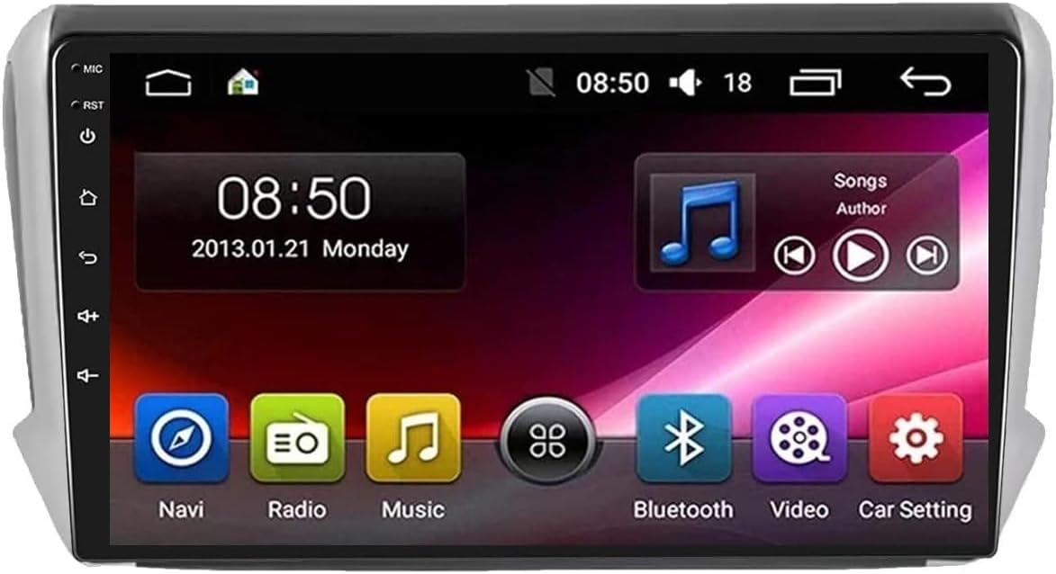 Autoradio, 4 Nuclear 1G+16G, Wi-Fi, HUANQIN, Bluetooth, commande tactile