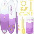 HUIIKE Planche gonflables, Accessoires Inclus, Paddle Gonflable Adulte 10' et Jusqu'à 130 kg, 305 × 84 × 15 cm
