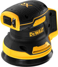 Ponceuse à bande, Ponceuse excentrique sans fil XR 18V Brushless, 125 mm, DEWALT, DCW210N-XJ, 125mm, Unité nue