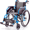 Fauteuil, Pour adultes, Pliable et léger, Aluminium, Mobiclinic, Bolonia, Dossier divisible, Repose-pieds amovible, Accoudoirs pliants