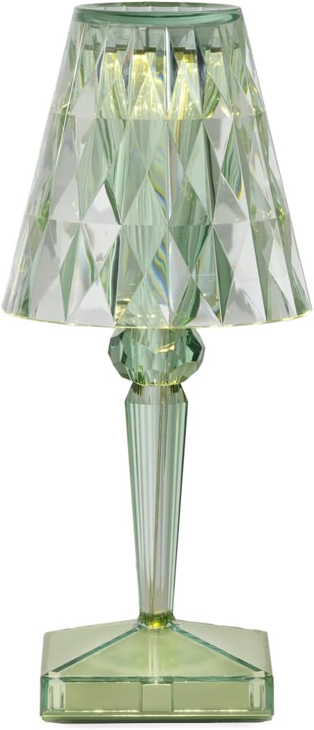 Lampe de table, 30 cm, Kartell, H 30 cm, portable, Battery, Vert menthe