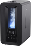 Humidificateur pour chambre simple, 25 dB, éclairage LED, 5L Humidificateur d'air Chambre Brume Froide 50H/25dB Silencieux, AROEVE, 300ml