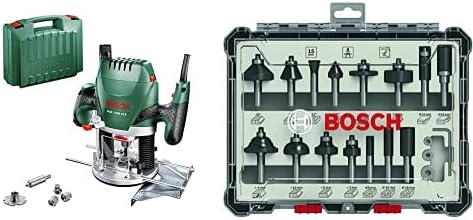 Défonceuse, Livrée avec set d'accessoires, 8 mm, 10 mm, 1.400 W, 5, 5 cm, 28000 tr/min, 65 mm, 25 mm, 13 mm, POF 1400 ACE, Bosch Home and Garden