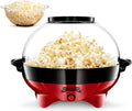 Appareil à popcorn, 5 L, Gadgy, Machine à Popcorn Rétro 5 L 800W Antiadhésive Rouge