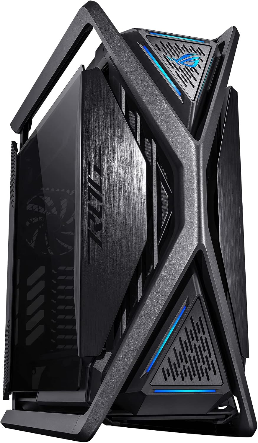 verre, 420 mm, ASUS, 140 mm, 2, 5 pouces, 360 mm, GR701, ROG Hyperion GR701, 4 x Ventilateurs PWM de 140 MMS, Support VGA intégré, Boîtier PC