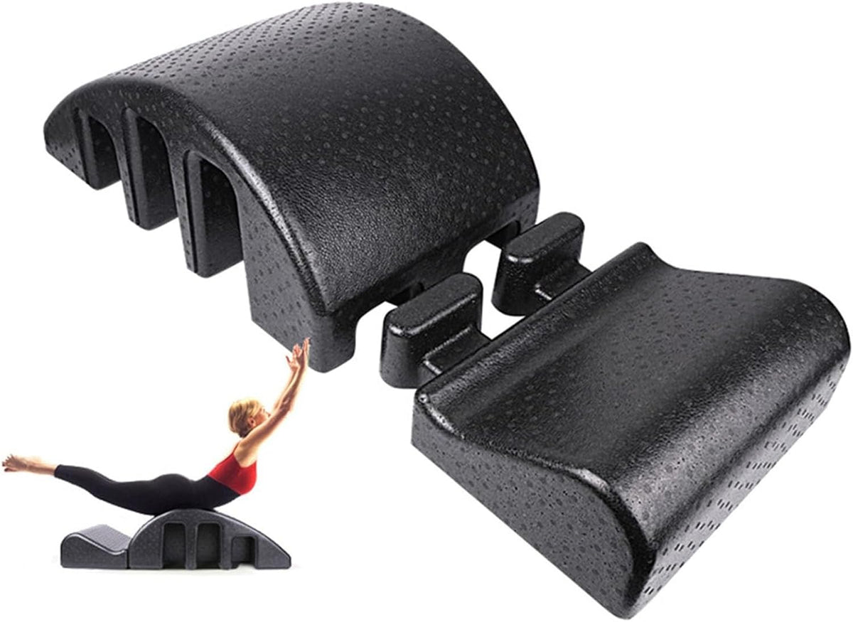 Barrel et arcs, acier inoxydable, Correcteur de Colonne vertébrale Pilates Arc Barrel pour la flexibilité du Dos, réglable, 5 pouces, STWBHW