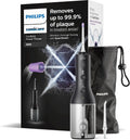 PHILIPS Hydropulseur et irrigateurs, Sonicare Jet dentaire Power Flosser 3000 sans fil, 250 ml, HX3826, modèle HX3826/33, réglable, Noir