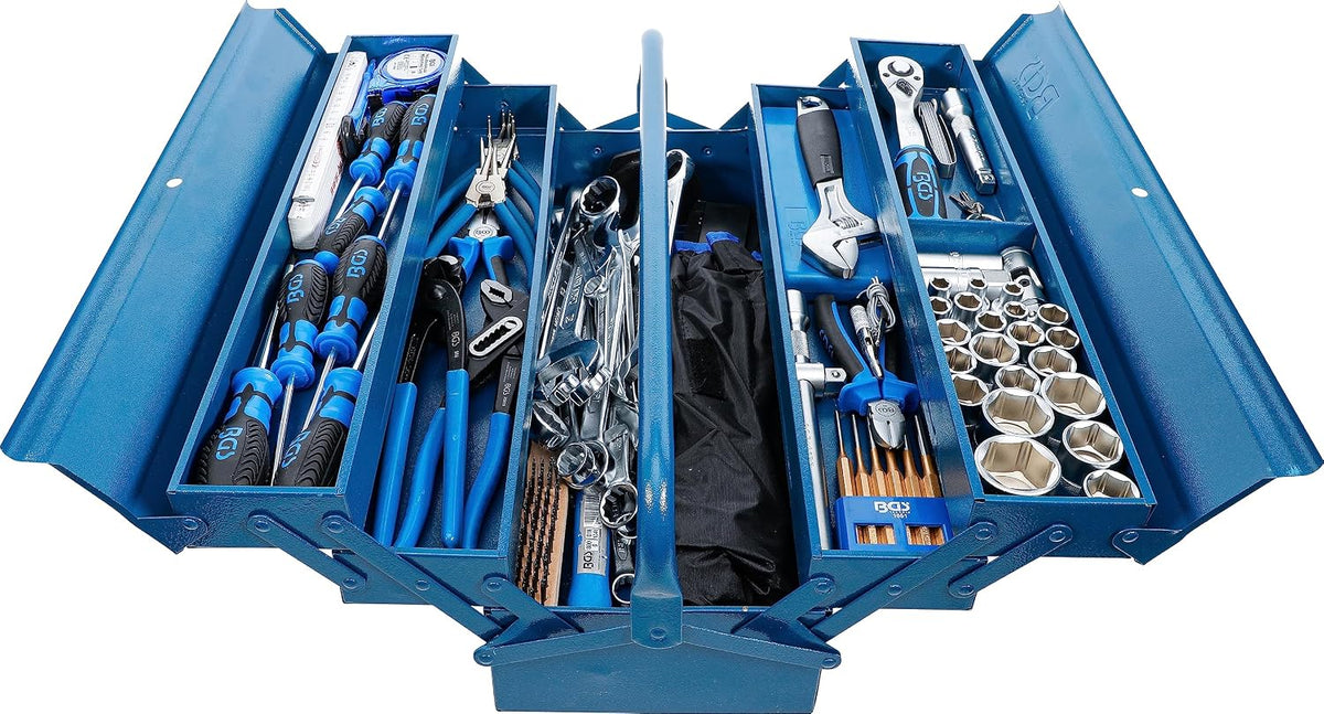 BGS Caisse à outils, 530 × 200 × 200 mm, pliable, 175 mm, 250 mm, 30 mm, 235 mm, 150 mm, 8 mm, 24 V, 300 mm, 3340