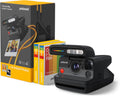 Polaroid Appareil photo instantanés, Bluetooth, 16 Photos, éclairage LED, Pack Appareil Photo instantané Noir + Film Couleur, Flip