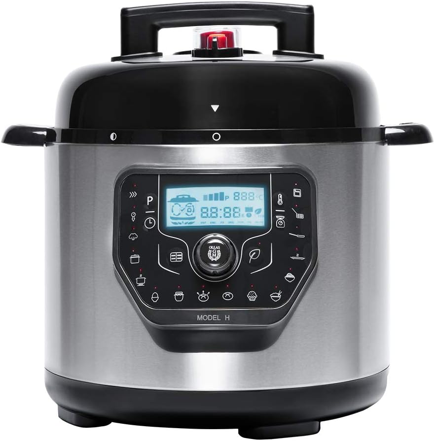 Multicuiseur, réglable, Cocotte Programmable GM Modèle H Deluxe. Programmable 24 heures, Cecotec, Capacité 6 litres, Système de Cuisson Intelligent