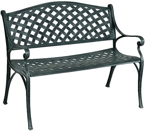 Banc, 102 cm, terrasse, Generisch, portable, Balcon, Bronze