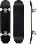 Skateboard, Plateau en Bois d'érable à 7 Couches, 78, 7 × 20, 3 cm, GYMAX, 79 × 20 cm, ABEC-7, Double Coup de Pied, Adultes, débutants