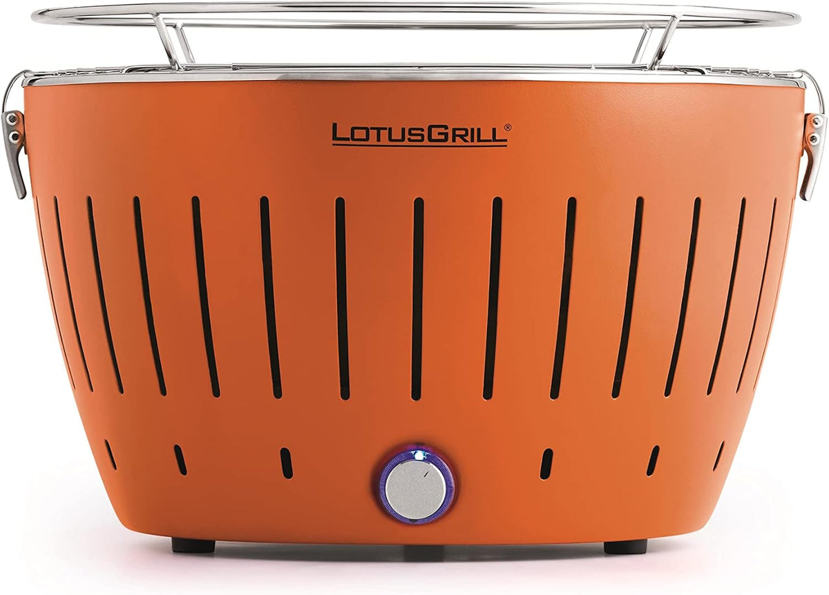 LotusGrill Barbecue, 35cm, portable, fonction gril, orange